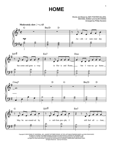 Home (arr. Phillip Keveren)