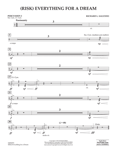 (Risk) Everything for a Dream - Percussion 2