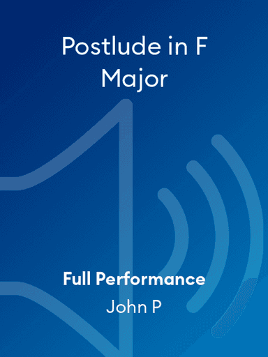 Postlude in F Major
