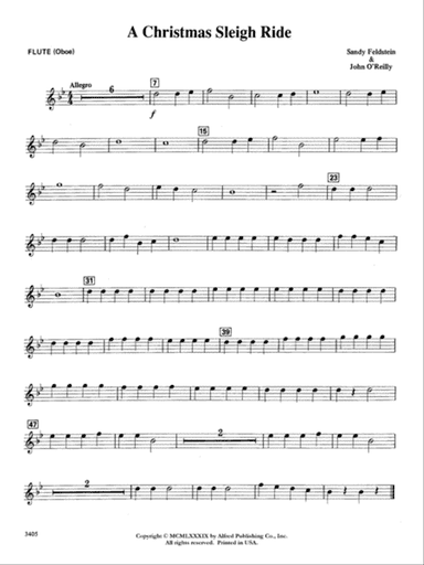 A Christmas Sleigh Ride: Flute