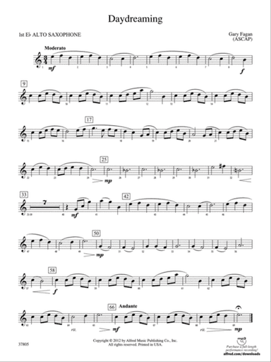 Daydreaming: E-flat Alto Saxophone