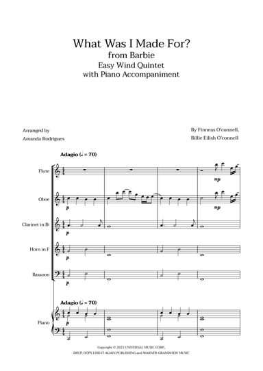 What Was I Made For?