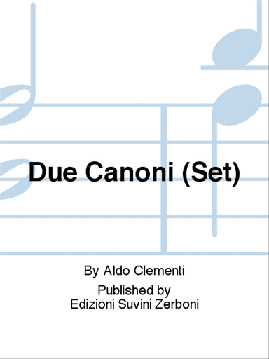 Due Canoni (Set)
