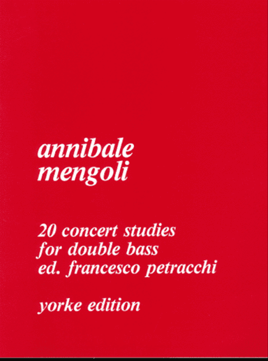 20 Concert Studies For Double Bass