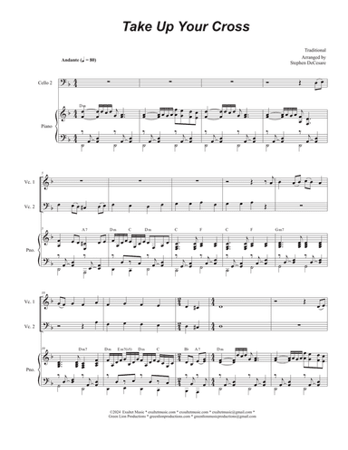 Take Up Your Cross (Cello Duet)