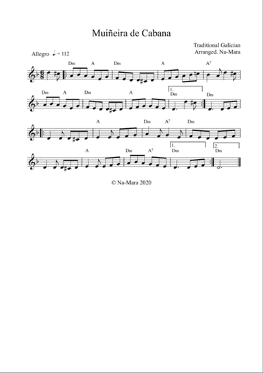 Muiñeira de Cabana - Composed by Na-Mara