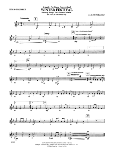 Winter Festival: 2nd B-flat Trumpet