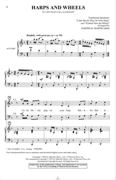 Harps And Wheels (with "Little David, Play On Your Harp" and "Ezekiel Saw The Wheel")