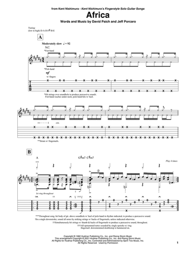 Africa (arr. Kent Nishimura)