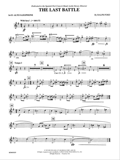 The Last Battle: E-flat Alto Saxophone