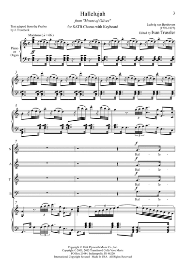 Hallelujah!: from "Mount Of Olives"