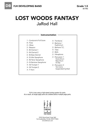 Lost Woods Fantasy: Score