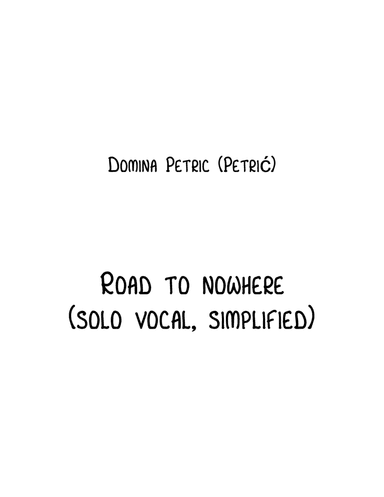 Road to nowhere