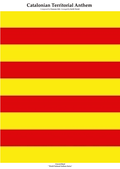Catalonian (Els Segadors) Territorial Anthem for Concert/Wind Band