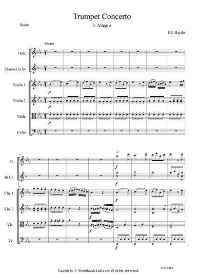 Trumpet Concerto 3. Allegro