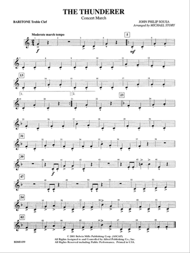 The Thunderer: Baritone T.C.