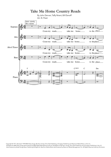 Take Me Home, Country Roads