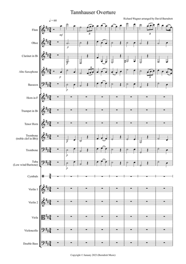 Tannhauser for School Orchestra