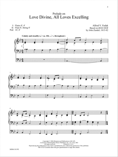 Love Divine, All Loves Excelling (Downloadable)