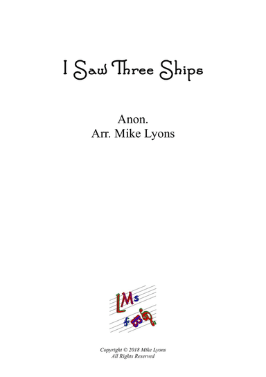 String Quintet/String Orchestra - I Saw Three Ships