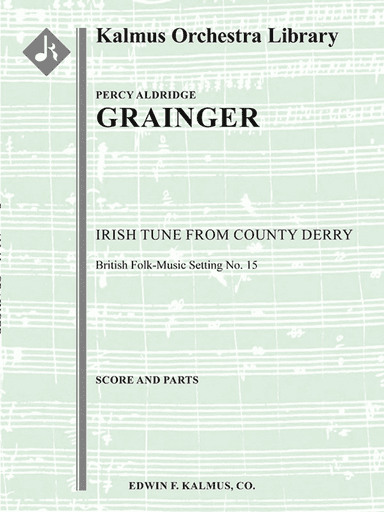 Irish Tune from County Derry: British Folk Music Settings, No. 15