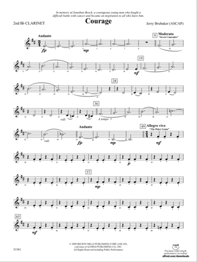 Courage: 2nd B-flat Clarinet