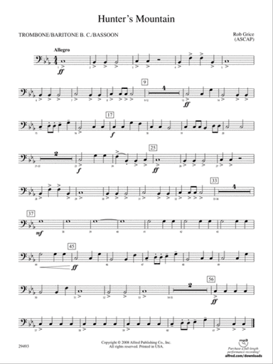 Hunter's Mountain: 1st Trombone