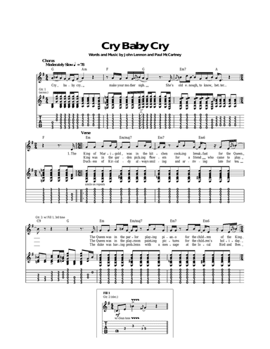 Cry Baby Cry