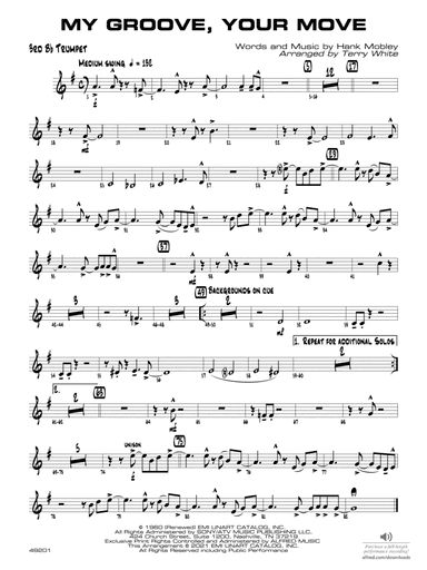 My Groove, Your Move: 3rd B-flat Trumpet