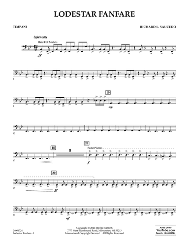 Lodestar Fanfare - Timpani