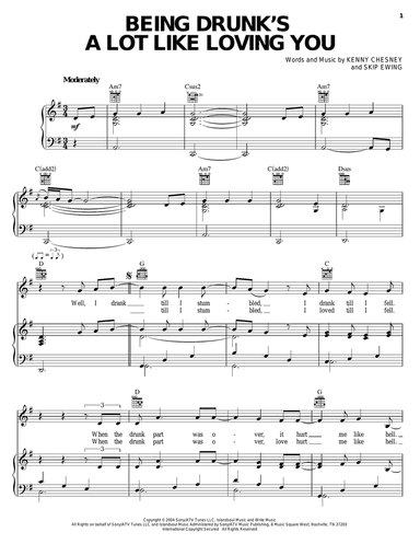 Being Drunk's A Lot Like Loving You