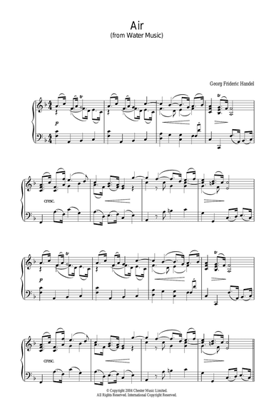 Air (from The Water Music Suite)