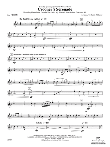 Crooner’s Serenade: 2nd F Horn