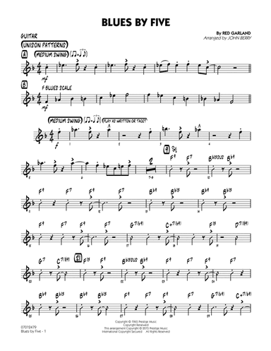 Blues by Five - Guitar