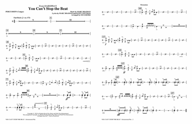 You Can't Stop The Beat (from Hairspray) (arr. Ed Lojeski) - Percussion