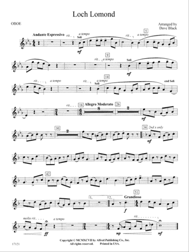 Loch Lomond: Oboe
