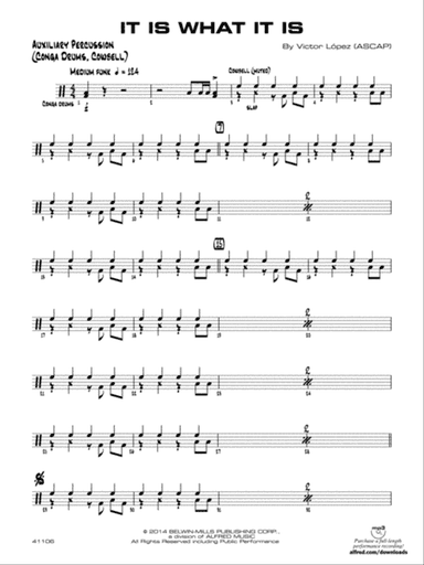 It Is What It Is: Auxiliary Percussion