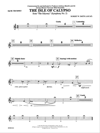 The Isle of Calypso (from The Odyssey (Symphony No. 2)): 2nd B-flat Trumpet