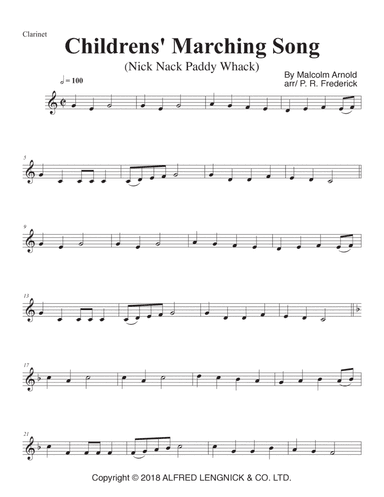 Childrens Marching Song