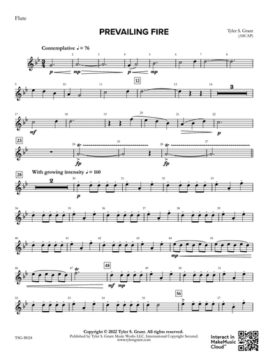 Prevailing Fire: 1st Flute