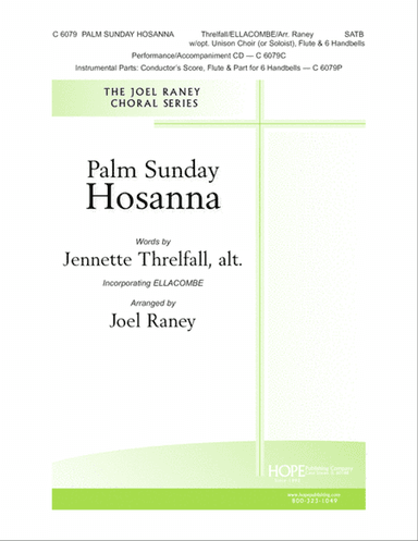 Palm Sunday Hosanna-SATB-Digital Download