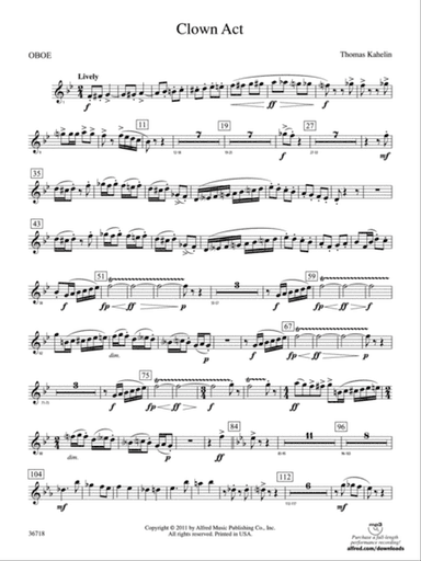 Clown Act: Oboe