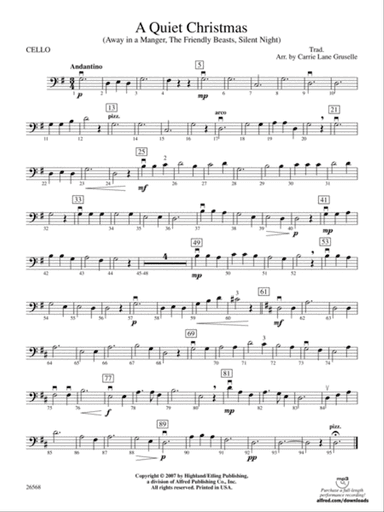 A Quiet Christmas: Cello