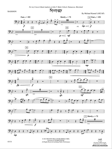 Syzygy: Bassoon