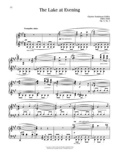 Lake At Evening Op. 5, No. 1