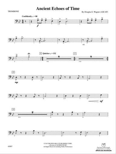 Ancient Echoes of Time: 1st Trombone