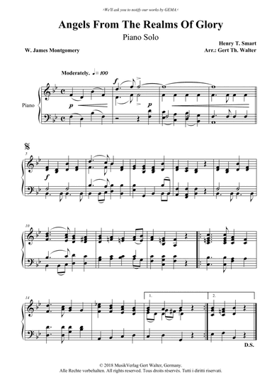 Angels From The Realms Of Glory