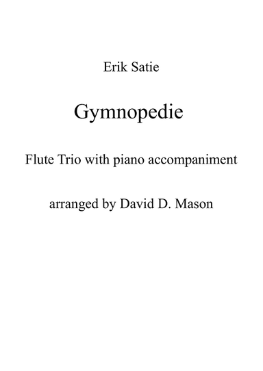 Gymnopedie No1