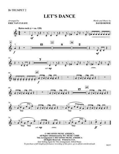 Let's Dance: 2nd B-flat Trumpet