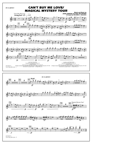 Can't Buy Me Love/Magical Mystery Tour (arr. Richard L. Saucedo) - Bb Clarinet